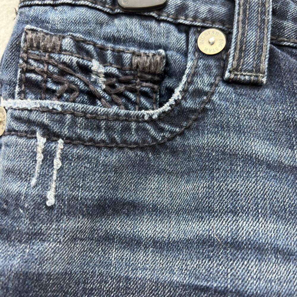 Big Star Women's Jeans 27 R (4) Dark Blue Liv Bootcut Jeans Western Normcore - Picture 5 of 16